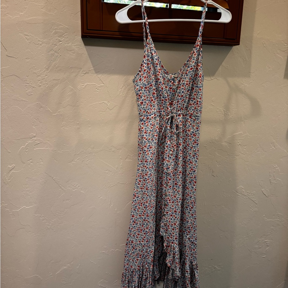 Rail floral dress